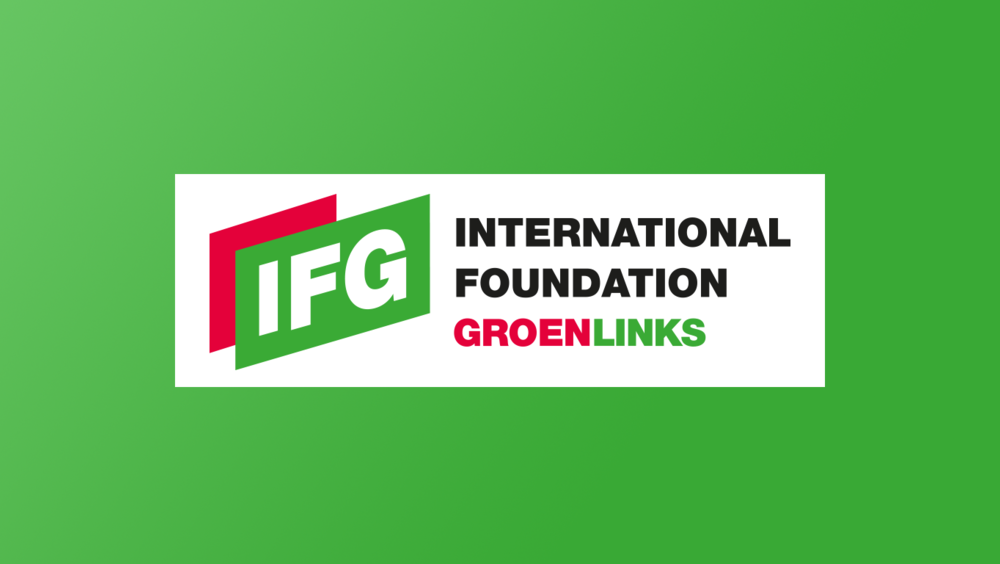 Thumbnail, IFG logo wit op groene achtergrond